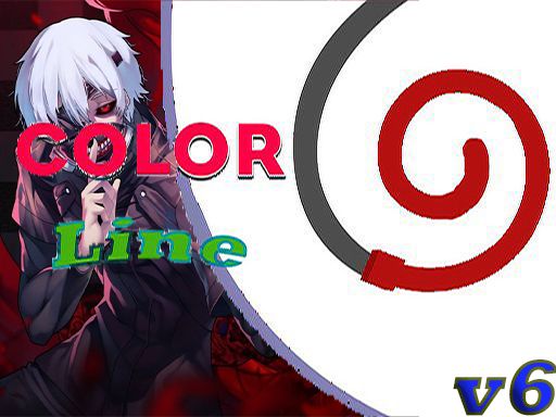 coloring lines v6 - browser game screenshot