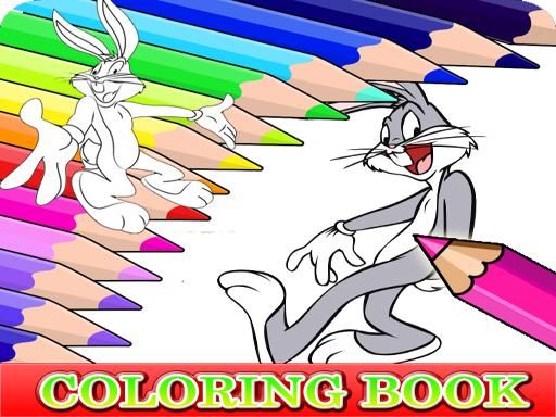 Coloring Book for Bugs Bunny Coloring Book for Bugs Bunny - browser game screenshot