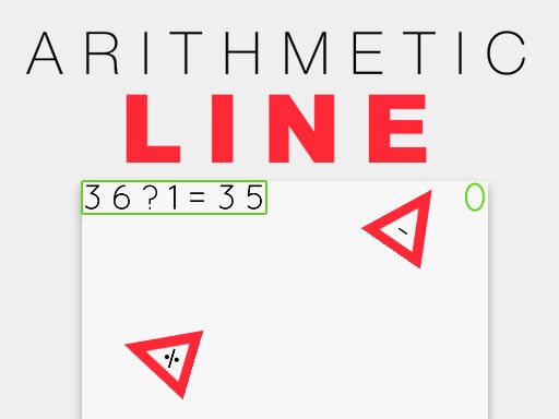 Arithmetic Line - browser game screenshot