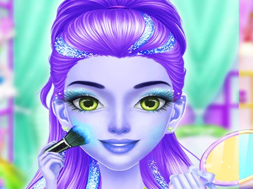 Princess Fashion Girl Dress Up & Makeup Salon - browser game screenshot