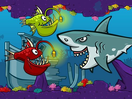 Growing Fish - browser game screenshot