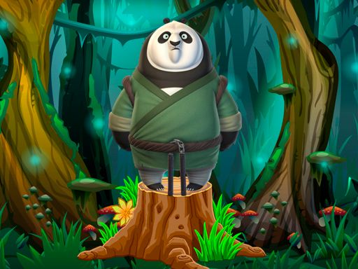 Samurai Panda - browser game screenshot
