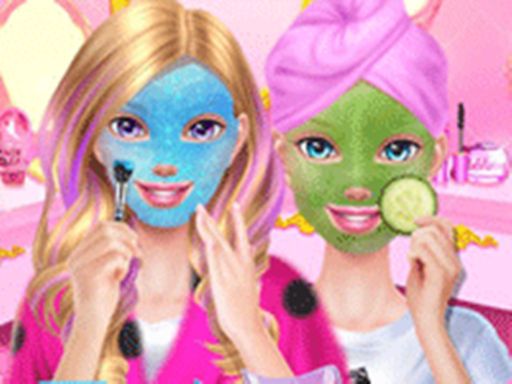 Best Friends Sleepover Party - Makeover Game - browser game screenshot