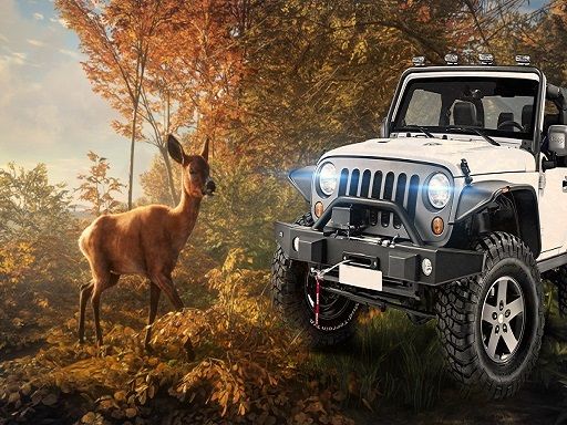 Animal Hunters : Safari Jeep Driving Game - browser game screenshot