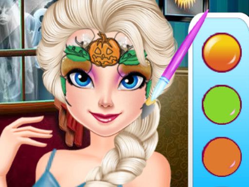 Sister Princess Trick Or Treat - browser game screenshot