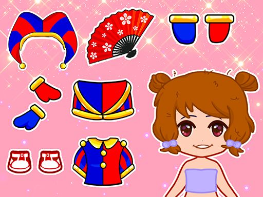 Lovely Doll Dress Up Game - browser game screenshot