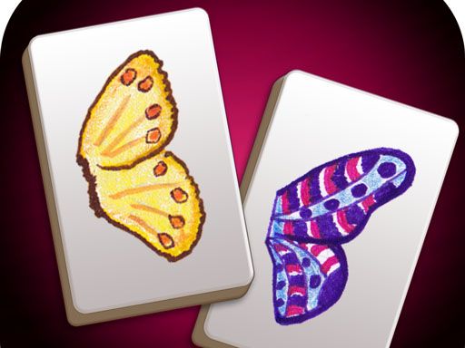Butterfly connect game - browser game screenshot