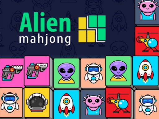 Alien Mahjong - browser game screenshot