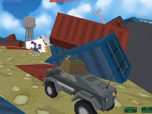 Pixelar Vehicle Wars 2022 - browser game screenshot