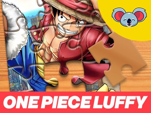 One Piece Luffy Jigsaw Puzzle - browser game screenshot