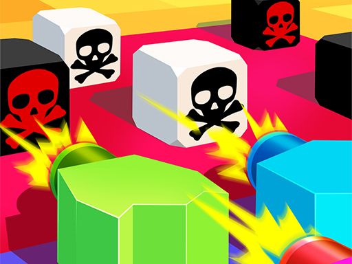 Cube Defence Game - browser game screenshot