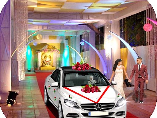 Luxury Wedding City Car Driving Game 3D - browser game screenshot