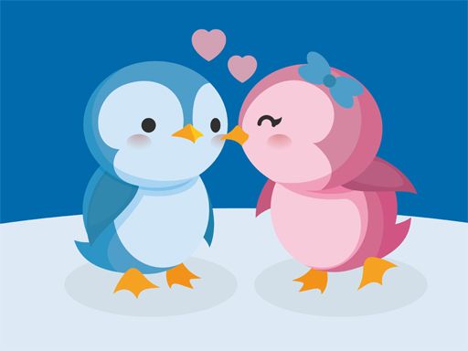 Cute Penguin Puzzle Cute Penguin Puzzle - browser game screenshot