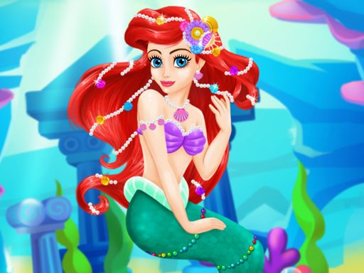 Mermaid Jump - browser game screenshot