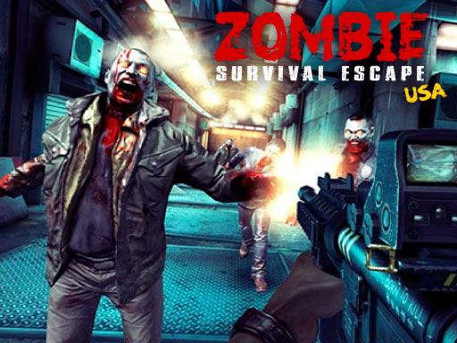 Zombie Survival Escape USA - browser game screenshot