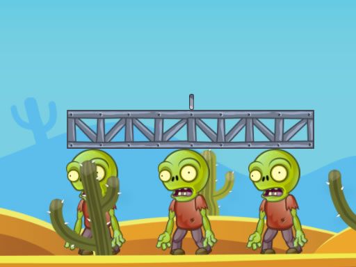 Shoot The Zombies - browser game screenshot