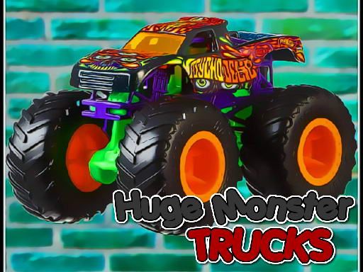 Huge Monster Trucks Huge Monster Trucks - browser game screenshot