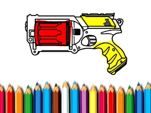 BTS Nerf Coloring Book - browser game screenshot