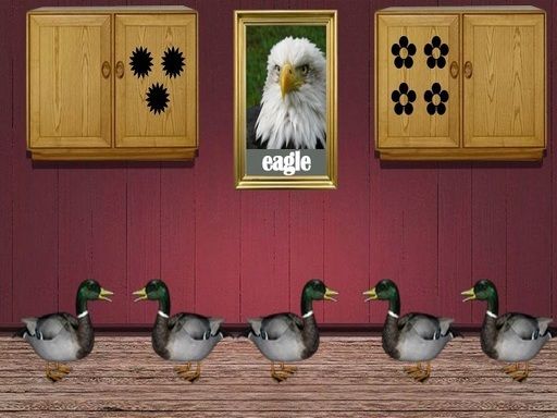 Red Wood House Escape - browser game screenshot