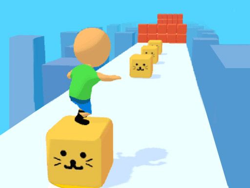 Cube Surfer - browser game screenshot