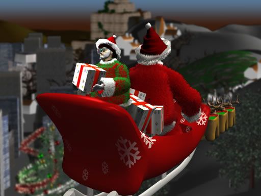 Final Christmas run - browser game screenshot
