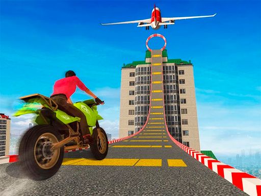 Sky Bike Stunt 3D Sky Bike Stunt 3D - browser game screenshot