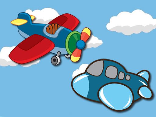 Airplanes Coloring Pages - browser game screenshot