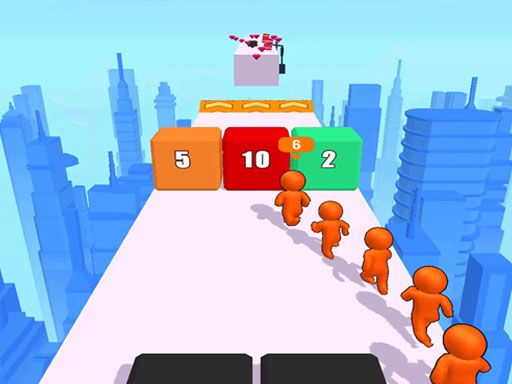 Escape us 3D - Multiplayer Running Game - browser game screenshot