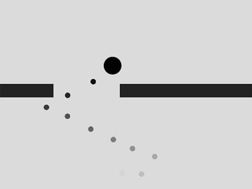 Zig Zag Ball - browser game screenshot