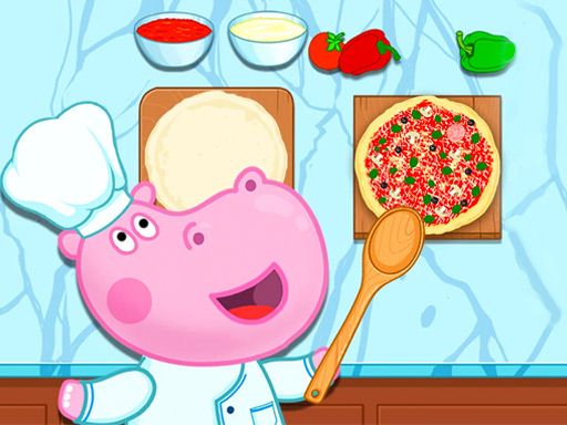 Hippo Pizzeria - browser game screenshot