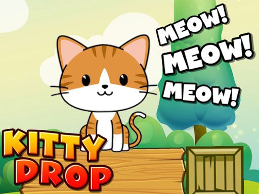 Kitty Drop - browser game screenshot