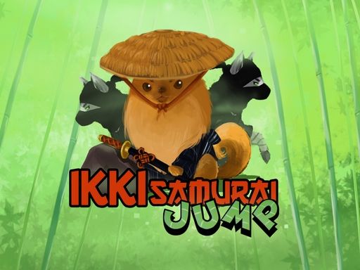 Ikki Samurai Jump - browser game screenshot