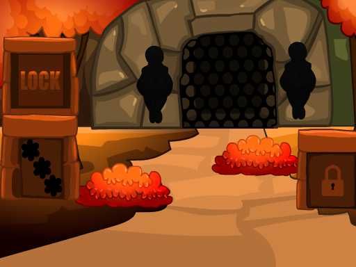 Red Forest Escape - browser game screenshot