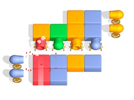 Shooting Color Online - browser game screenshot