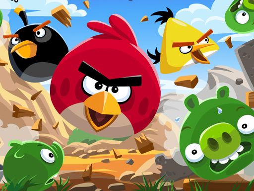 Angry Birds Mad Jumps - browser game screenshot