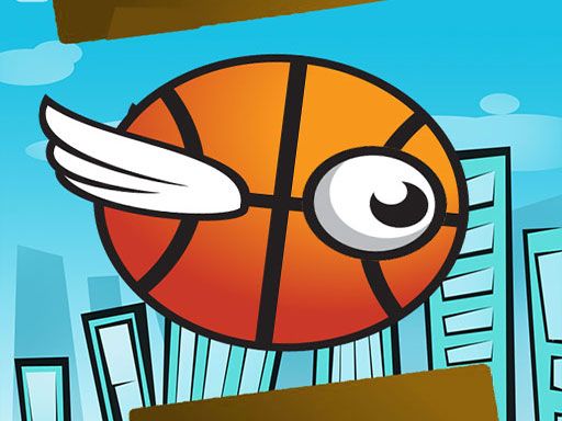 Crazy Flying Basketball - browser game screenshot
