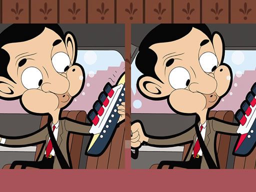 Mr. Bean Find the Differences - browser game screenshot