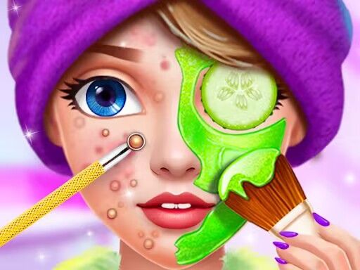 ASMR Makeup Spa Salon - browser game screenshot