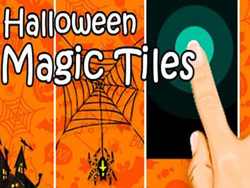 Halloween Magic Tiles - browser game screenshot