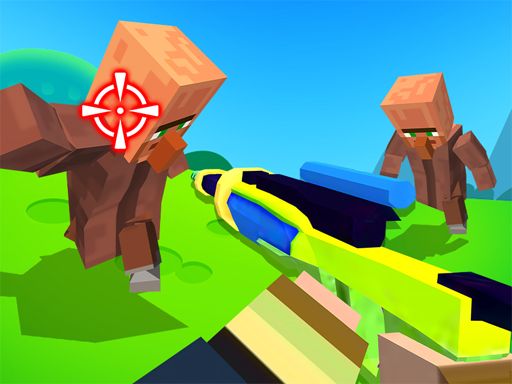 Craft Man Vs Giant TNT - browser game screenshot