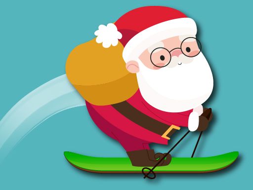 Avalanche - Santa Ski Xmas - browser game screenshot