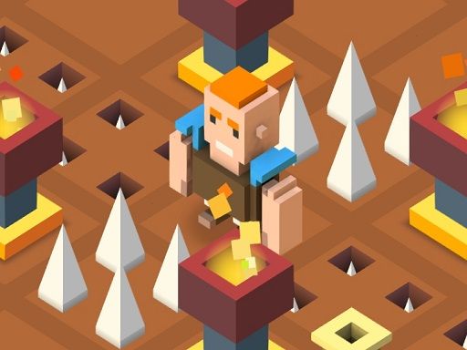 Endless Blocky Platformer - browser game screenshot