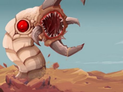 Deep Worm - browser game screenshot