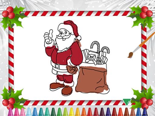 Christmas Coloring Book - browser game screenshot
