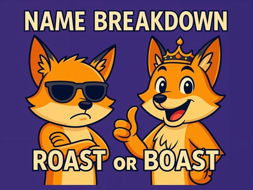 Name Breakdown Roast Or Boast Name Breakdown Roast Or Boast - browser game screenshot