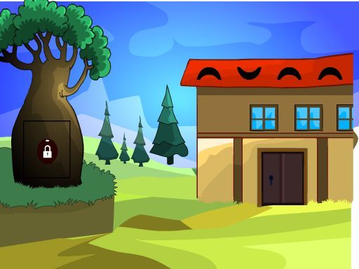 Greeny Land Escape - browser game screenshot