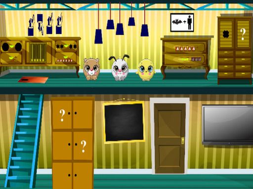 Attic House Escape - browser game screenshot