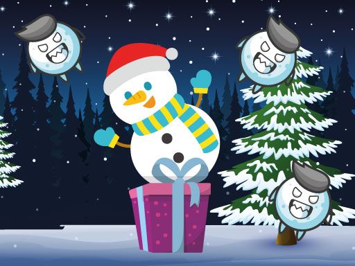 Survival Snowman - browser game screenshot