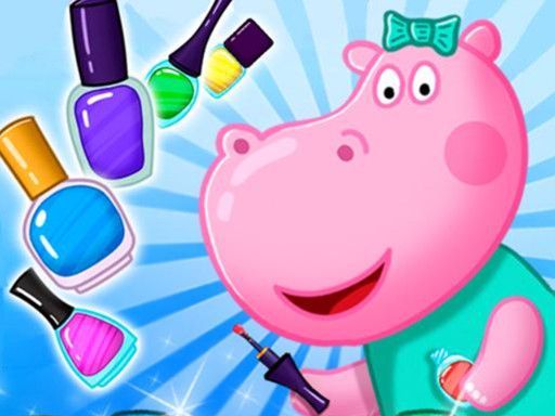 Hippo Manicure Salon - browser game screenshot