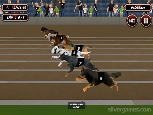 Crazy Dog Racing Simulator Games 3D - browser game screenshot